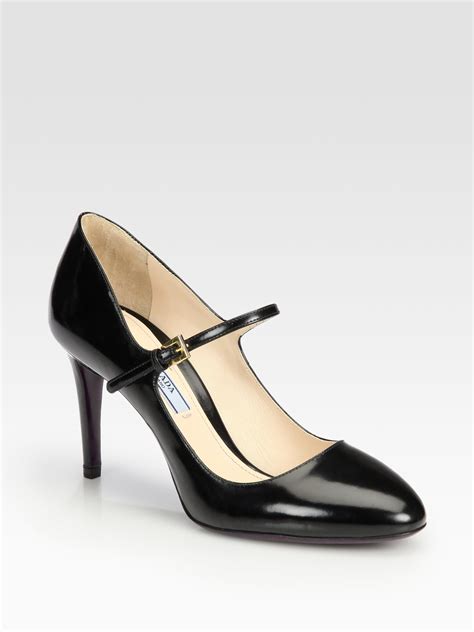 prada patent-leather mary jane pumps ebay|Prada Women's Patent Leather Mary Jane Slingback Pumps .